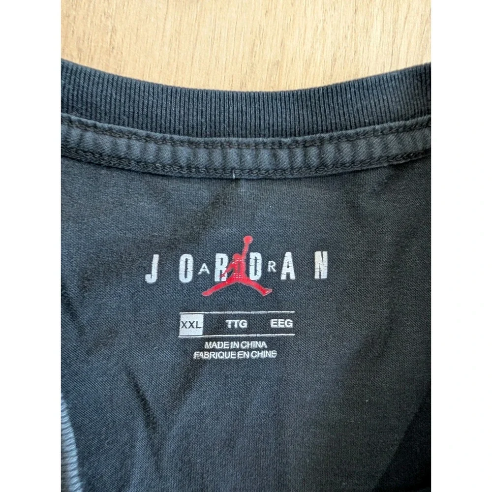Nike‎ Jordan Retro XI 11 Legacy 23 T-Shirt Black Men's XXL 2XL Bred